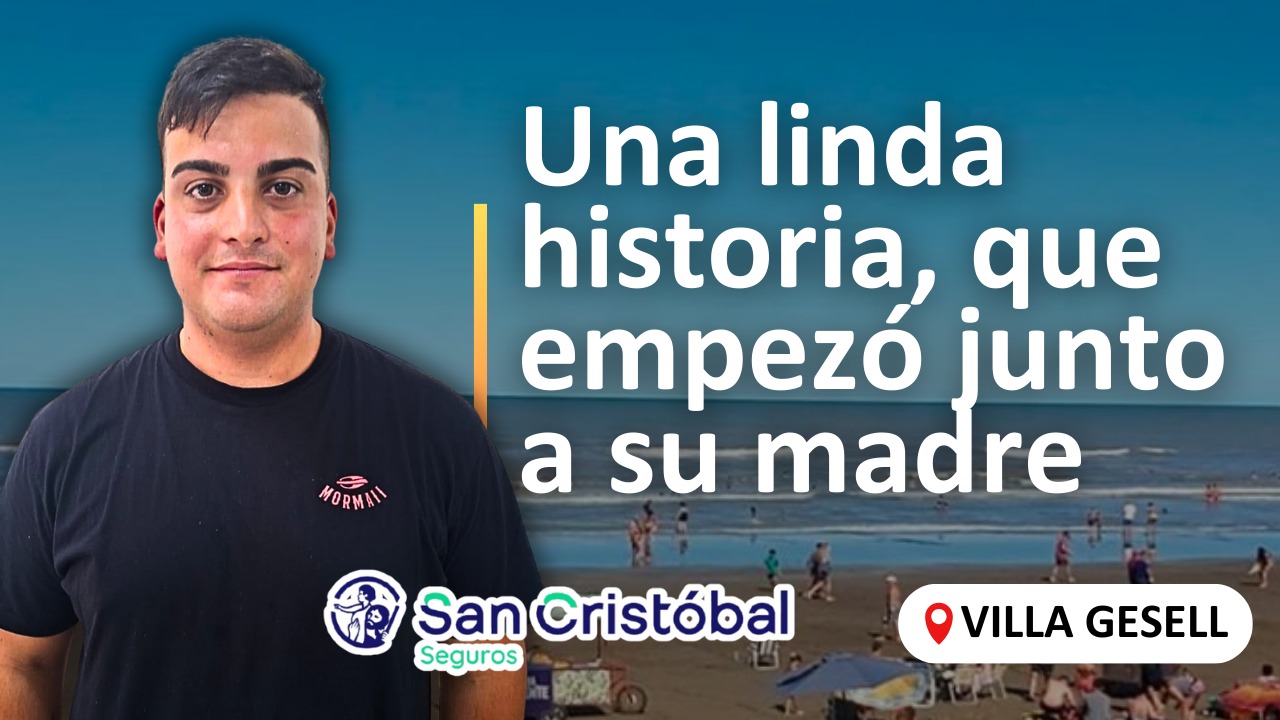 En esta 2° etapa, volvimos a pasar por Villa Gesell y visitamos las oficinas de Pablo Calcatterra, quien nos contó de sus comienzos en la profesión junto a su madre, y que actualmente trabaja con el soporte de San Cristóbal Seguros.